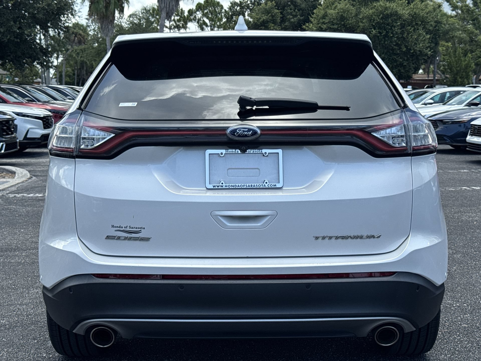 Used 2018 White Platinum Clearcoat Metallic Ford Titanium image 7