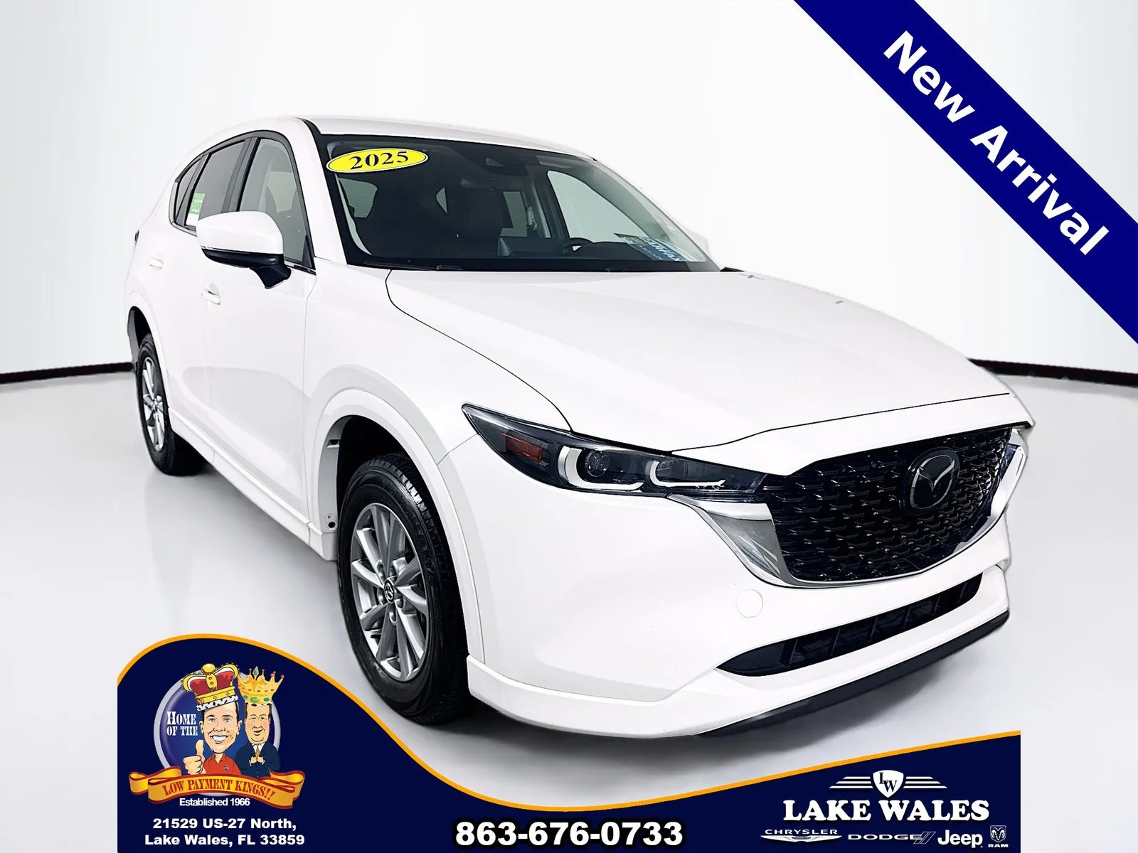 Certified Used 2025 White Mazda 2.5 S Select Package image 1