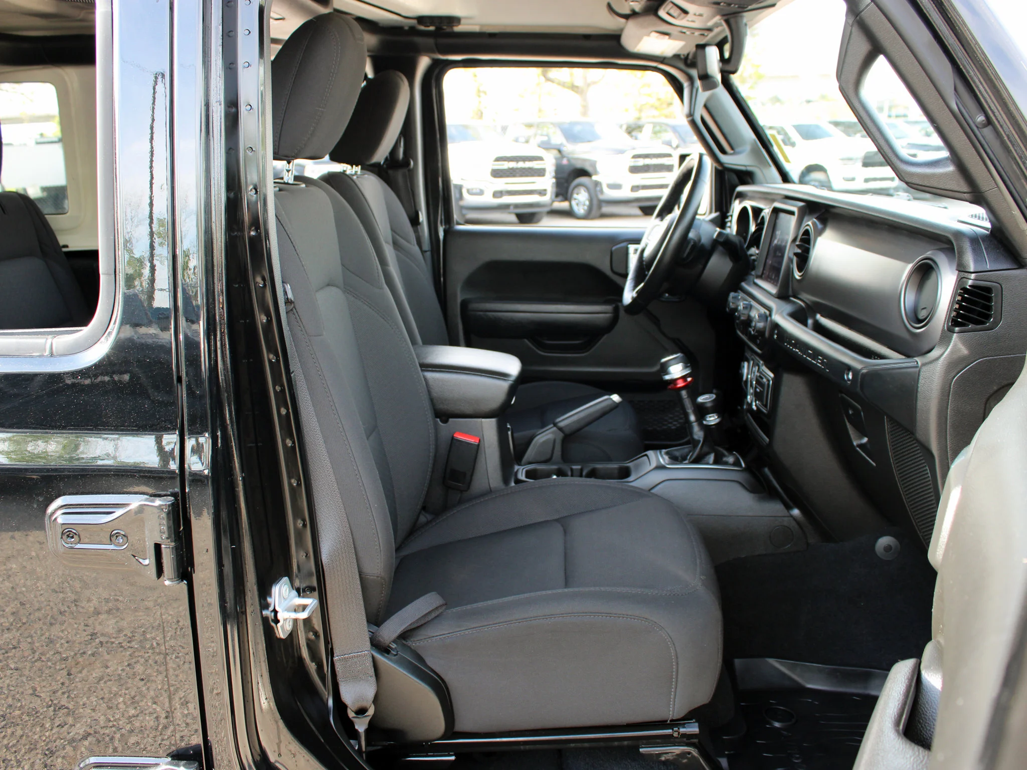 Certified Used 2023 Black Jeep Willys * No Accidents | Manual | V6 | Heated Seats | Apple CarPlay | Backup Camera | Alpine image 21