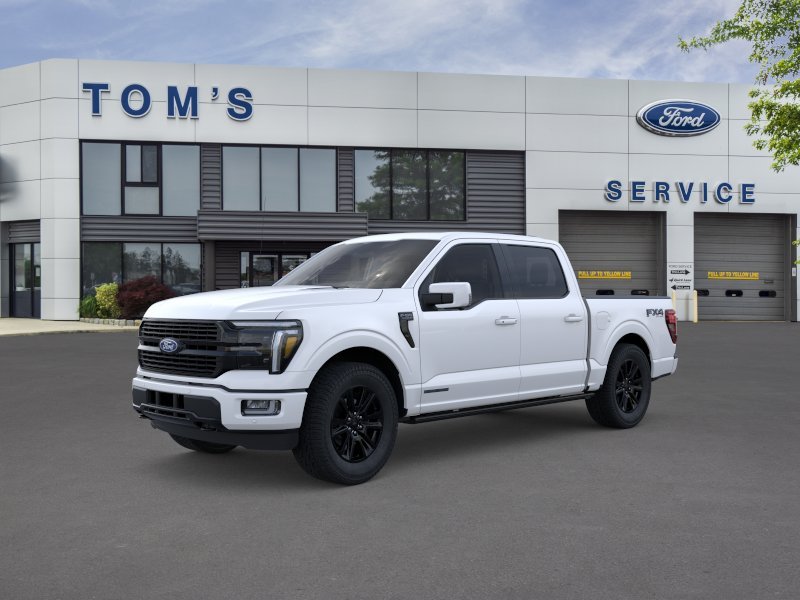 Star White Metallic Tri-Coat 2026 Ford F-150 Platinum SuperCrew 4WD Pickup Truck Four-Wheel Drive