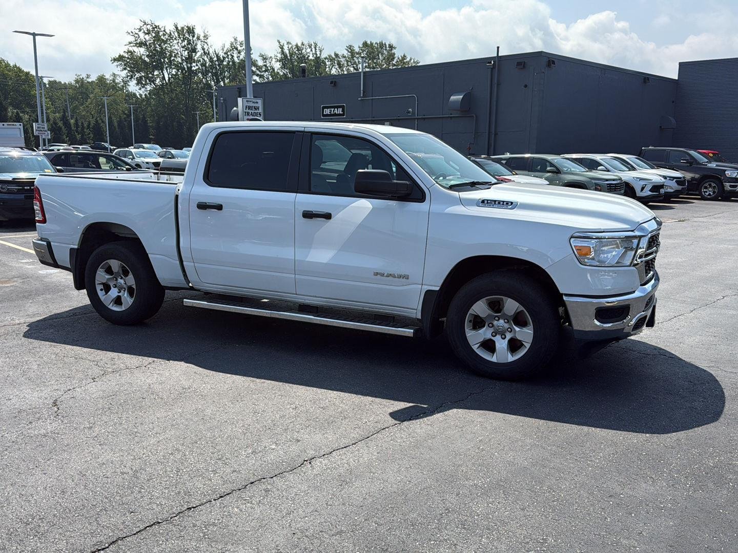 Used 2024 Bright White Clearcoat Ram Big Horn image 8