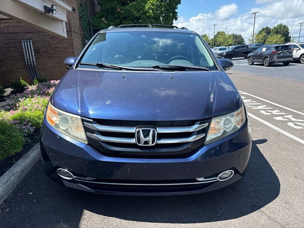 Used 2015 Obsidian Blue Pearl Honda Touring Elite image 3