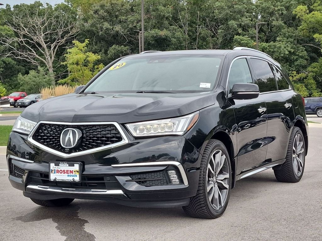 Used 2020 Black Acura Advance image 3