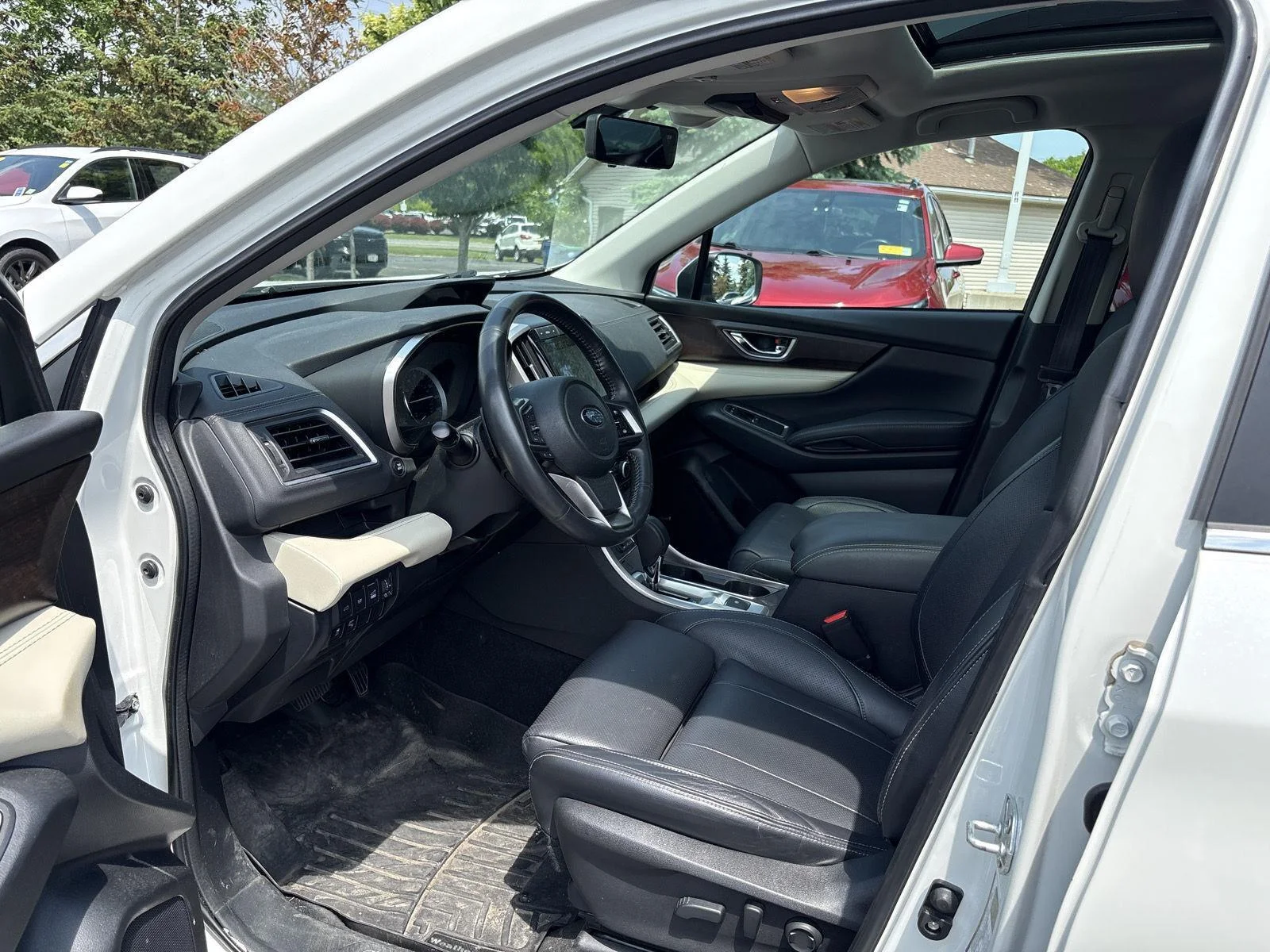 Used 2021 Crystal White Pearl Subaru Touring image 6