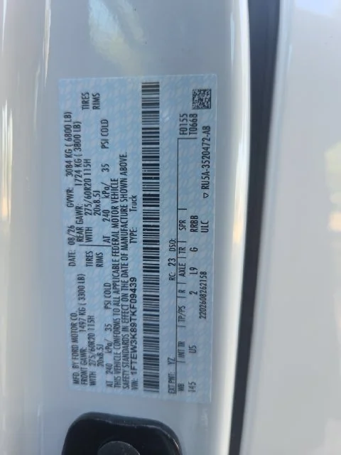 New 2026 Oxford White Ford XLT image 31
