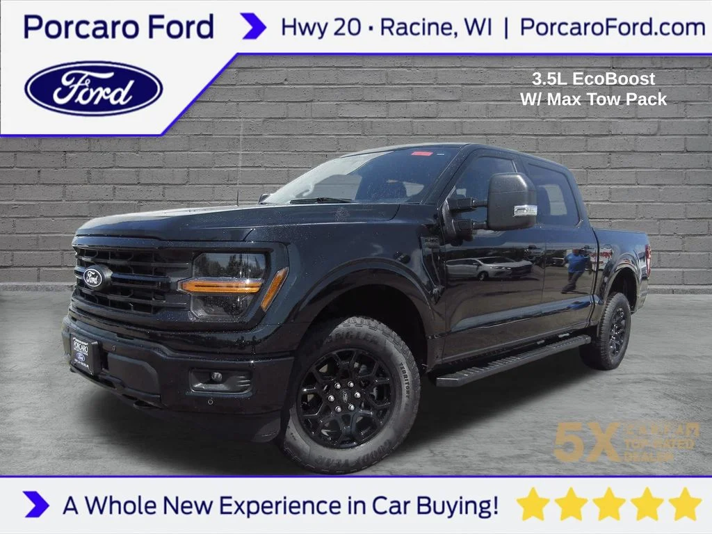 Certified Used 2024 Agate Black Metallic Ford XLT image 1