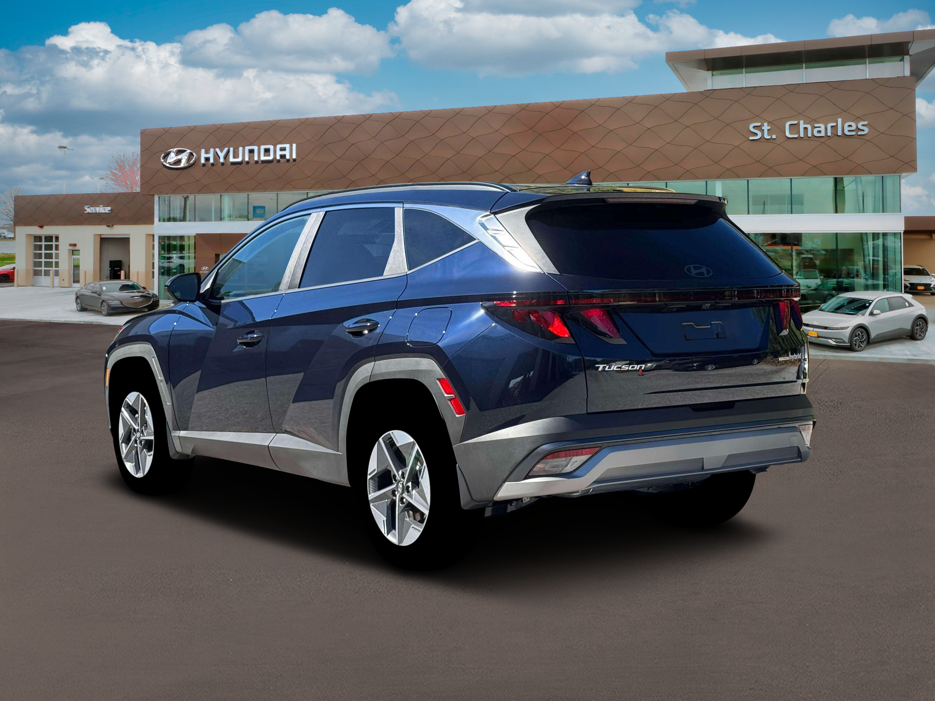 New 2026 Blue Hyundai SEL AWD image 5