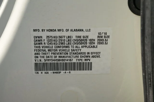 Certified Used 2017 White Diamond Pearl Acura 3.5L image 25