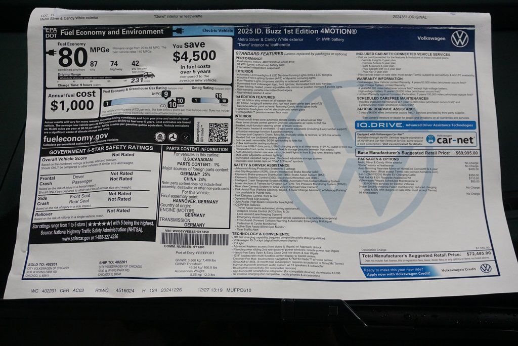 2025 Volkswagen ID. Buzz 1st Edition - Photo 43