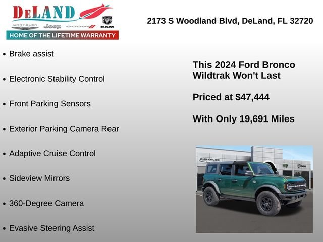 2024 Ford Bronco 4-Door Wildtrak - Photo 18