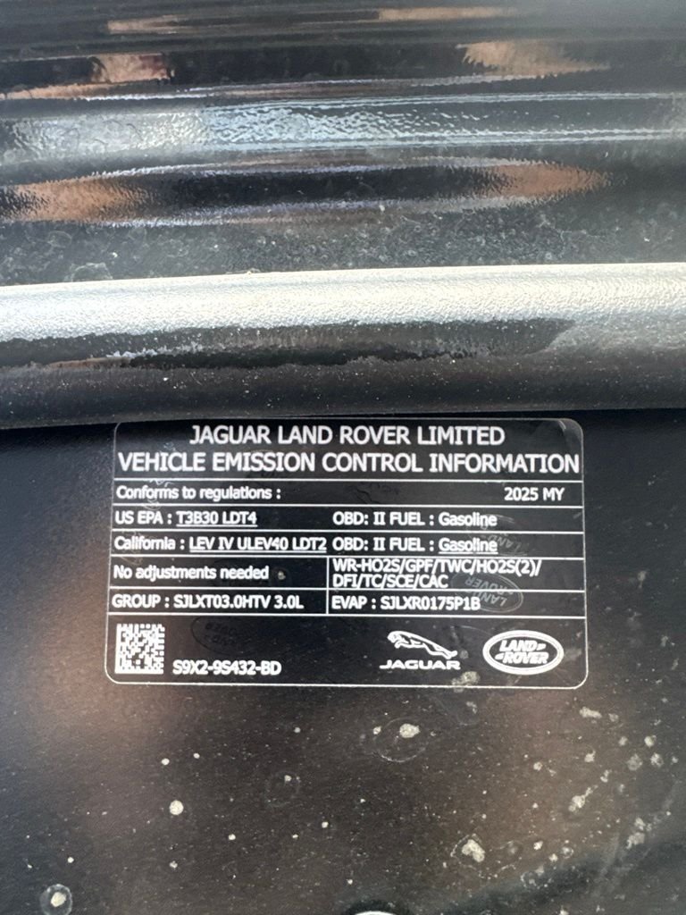 Certified Used 2025 Santorini Black Metallic Land Rover SE image 10
