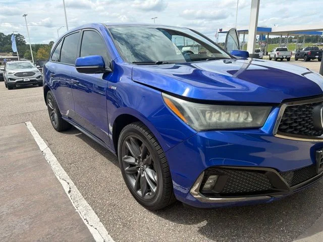 Used 2019 Blue Acura 3.5L Technology Pkg w/A-Spec Pkg image 1