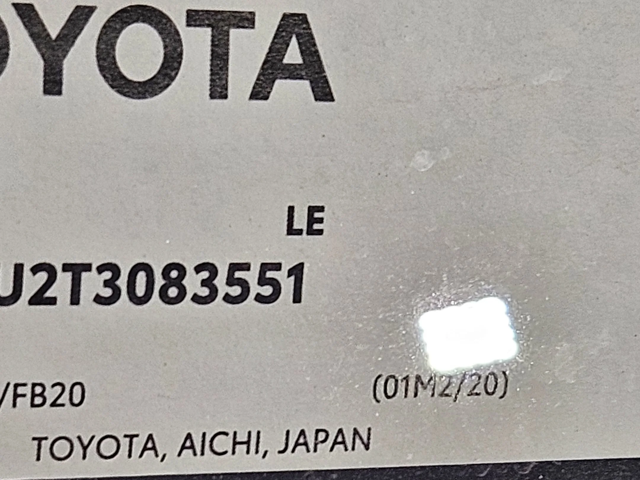 New 2026 Guardian Gray Toyota LE image 23