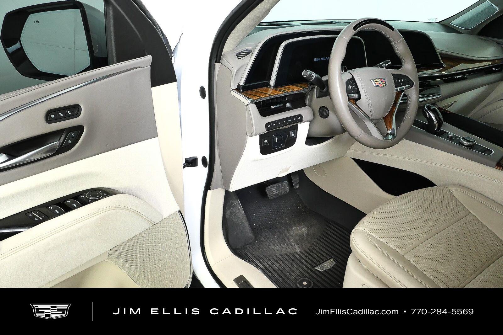 Used 2023 Crystal White Tricoat Cadillac 4WD Sport Platinum image 7