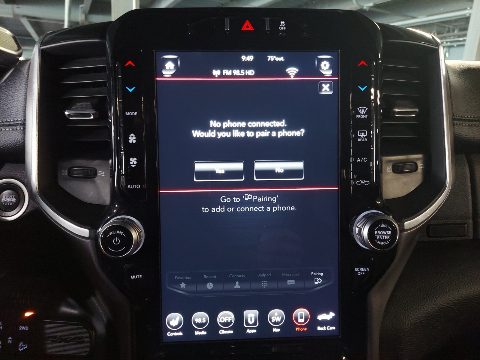 Used 2021 Diamond Black Crystal Pearlcoat Ram Laramie image 16