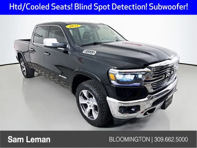 2022 Ram 1500 Laramie for sale at Sam Leman Chrysler Jeep Dodge of Bloomington