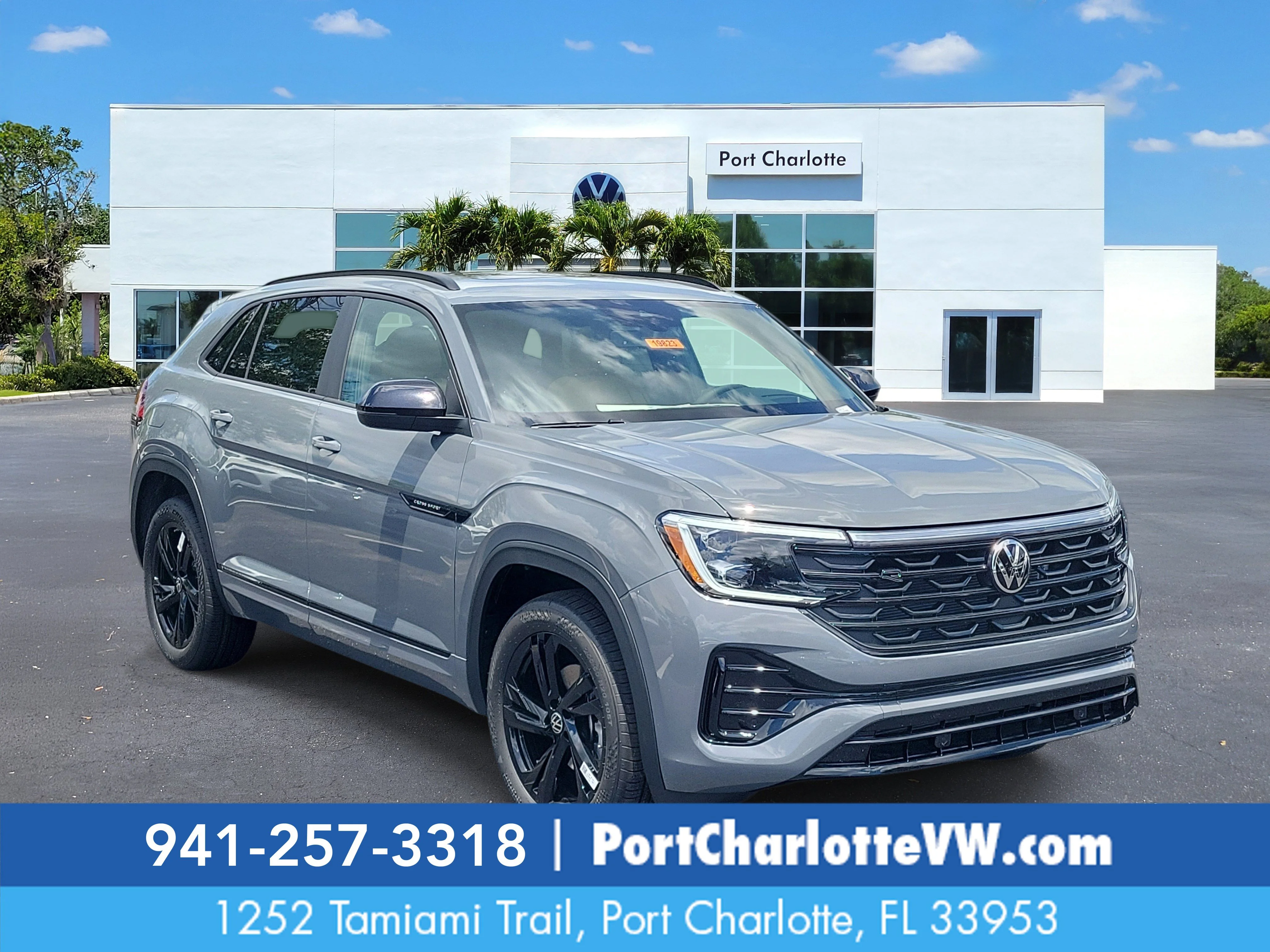 New 2026 Volkswagen Atlas Cross Sport 2.0T SEL R-Line Black for