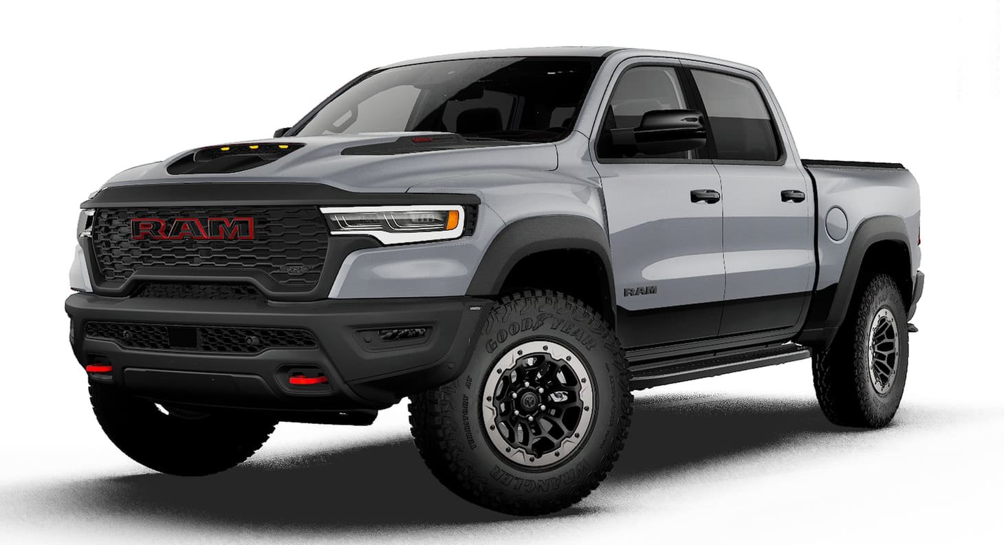New 2027 Silver Zynith Exterior Paint RAM TRX image 1