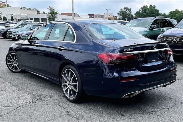 Certified Used 2022 Blue Mercedes-Benz E 350 image 3