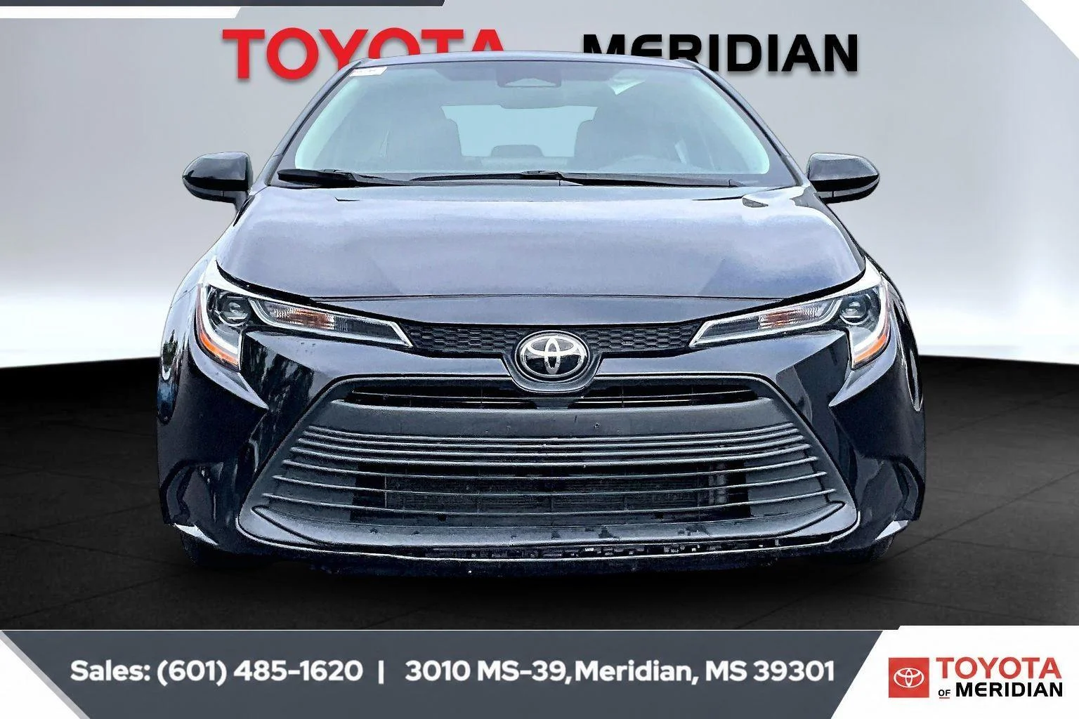 Used 2024 Midnight Black Metallic Toyota LE image 3