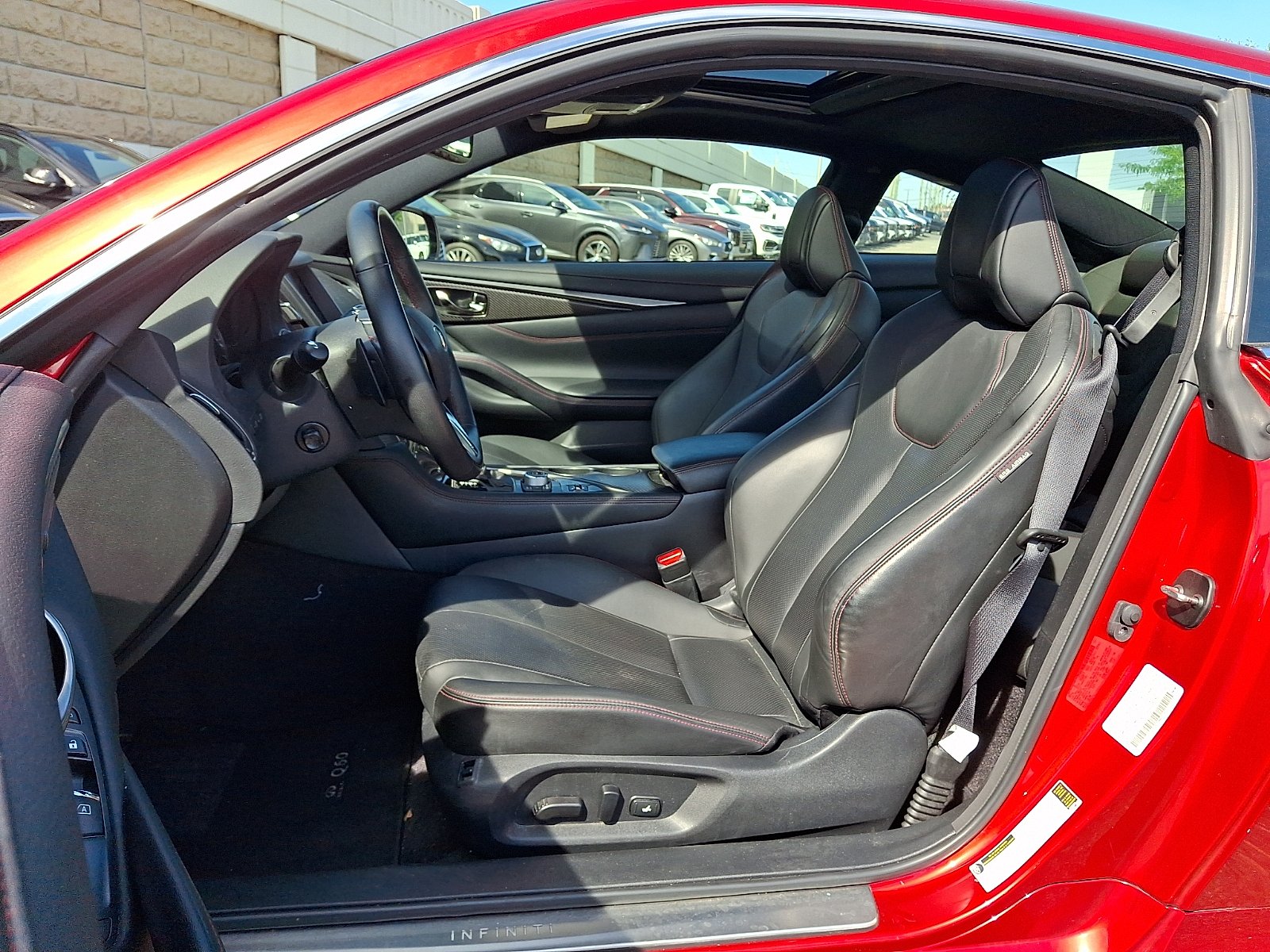 Certified Used 2022 Dynamic Sunstone Red - NBA INFINITI RED SPORT 400 AWD image 12
