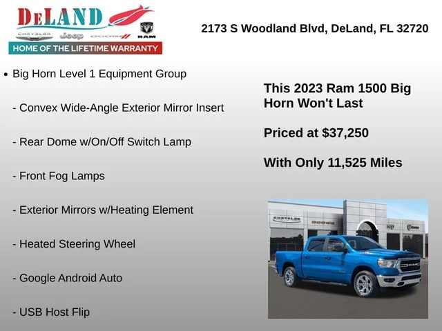 Used 2023 Blue Ram Big Horn/Lone Star image 18