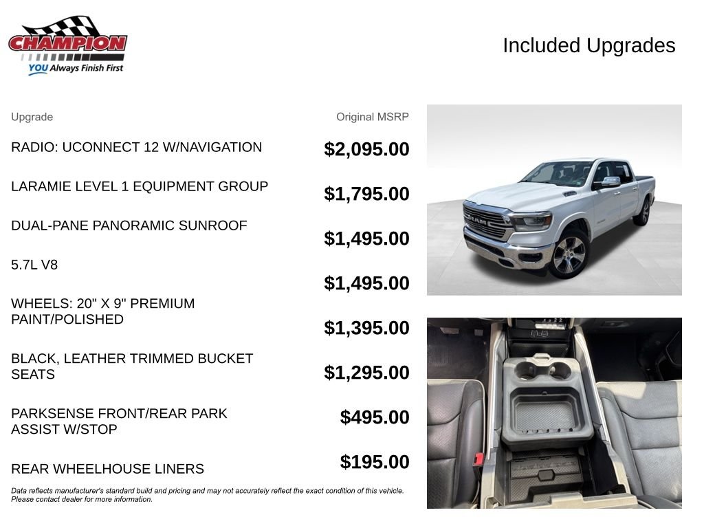 Used 2020 White Ram Laramie image 7