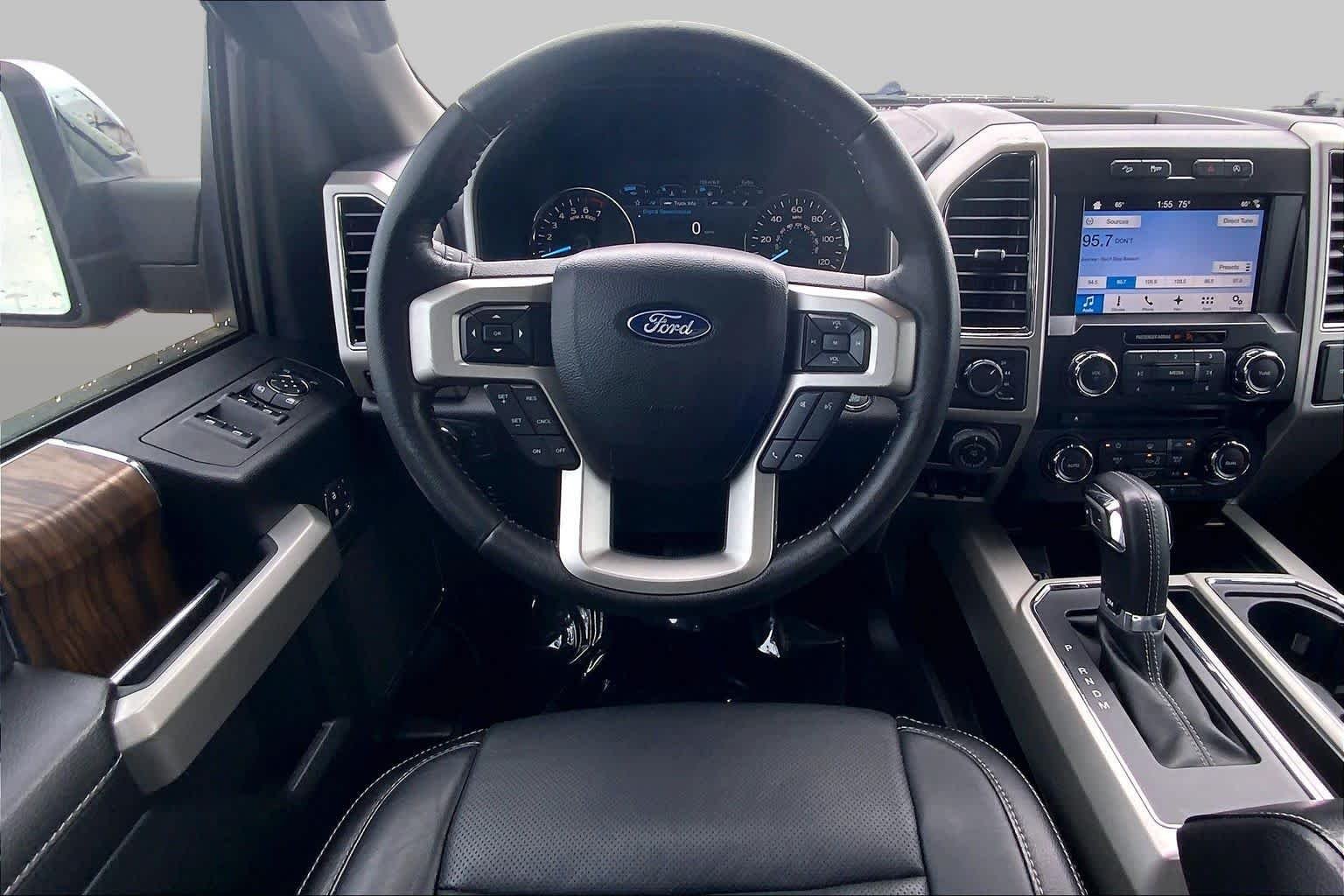 Used 2018 Shadow Black Ford LARIAT image 6