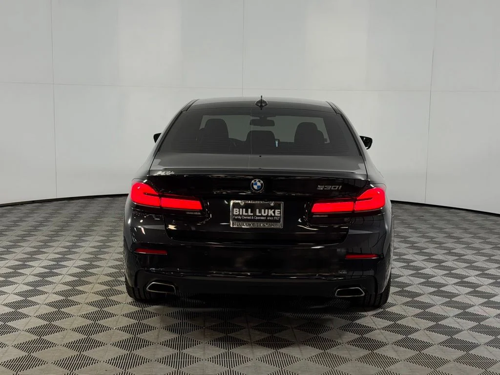 Certified Used 2023 Black BMW 530i image 8