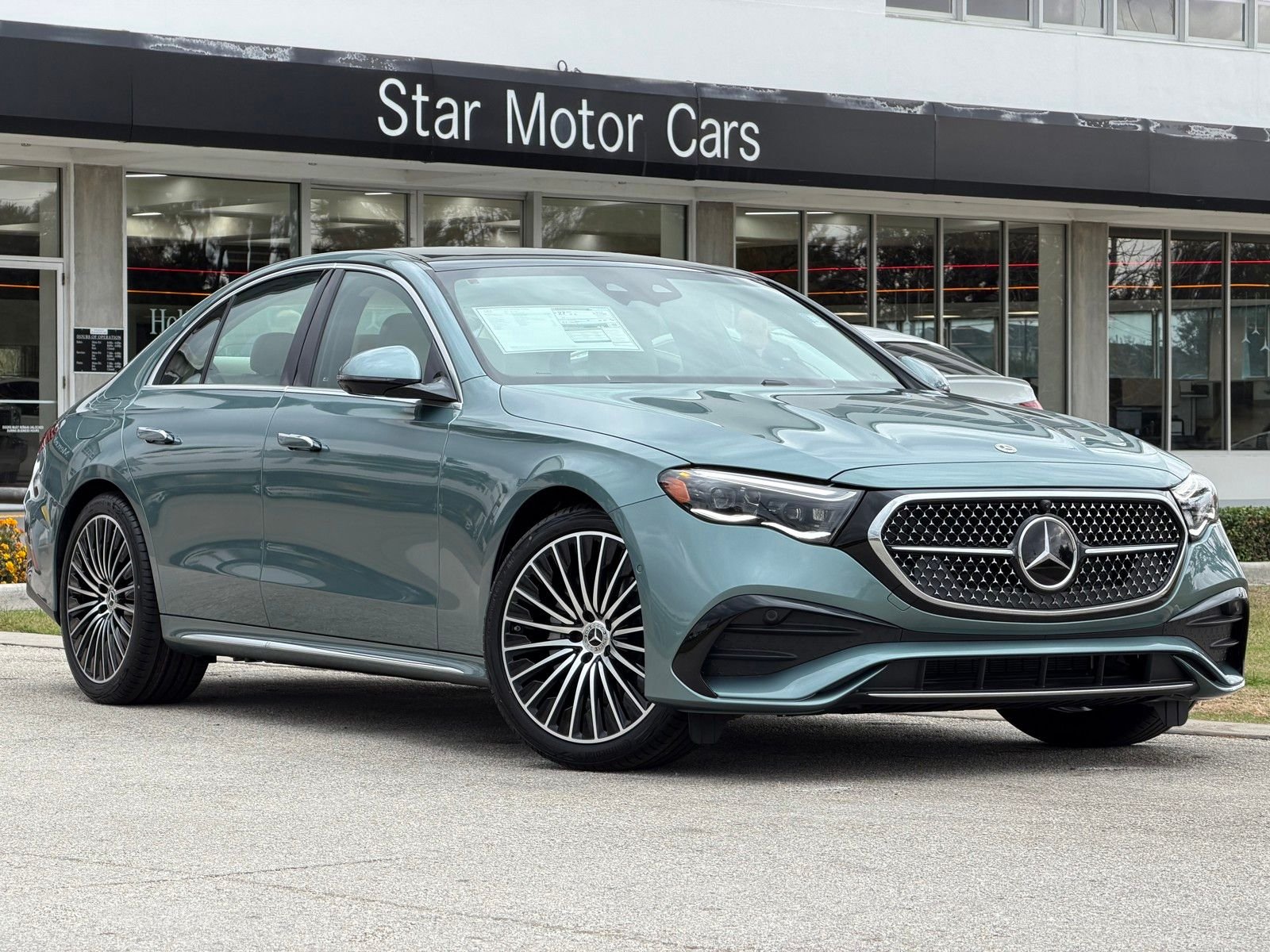 New 2026 Verde Silver Metallic Mercedes-Benz E 350 image 1