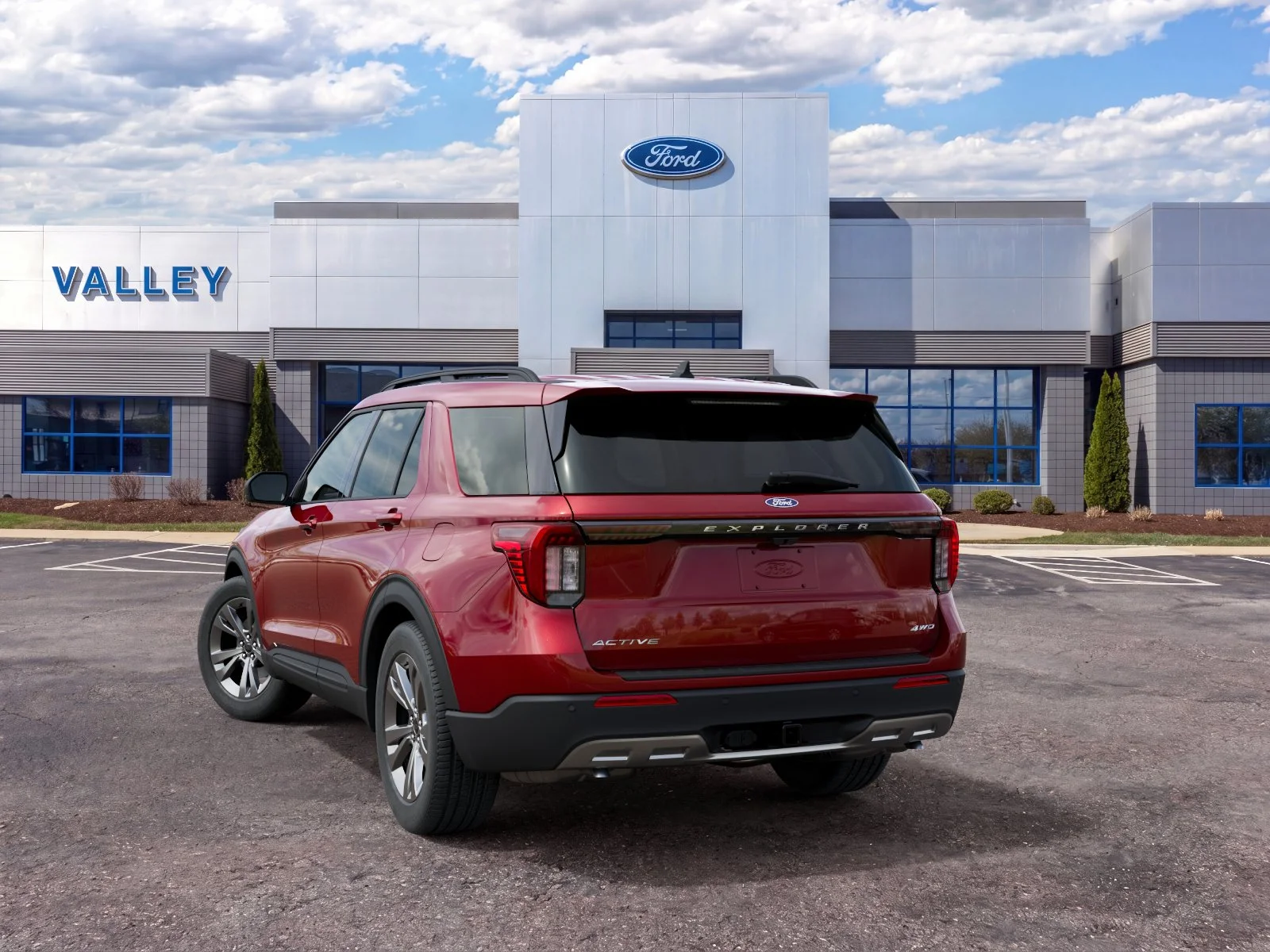 New 2027 Ruby Red Metallic Tinted Clearcoat Ford Active image 57