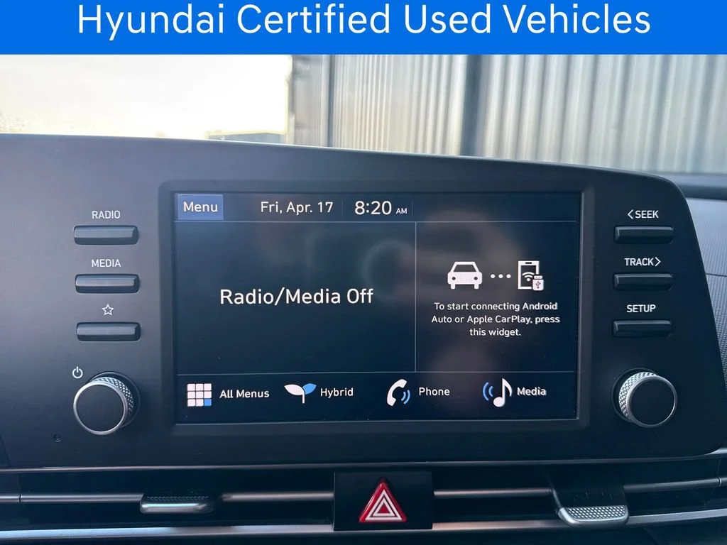 Certified Pre-Owned 2025 Hyundai Elantra Hybrid Blue