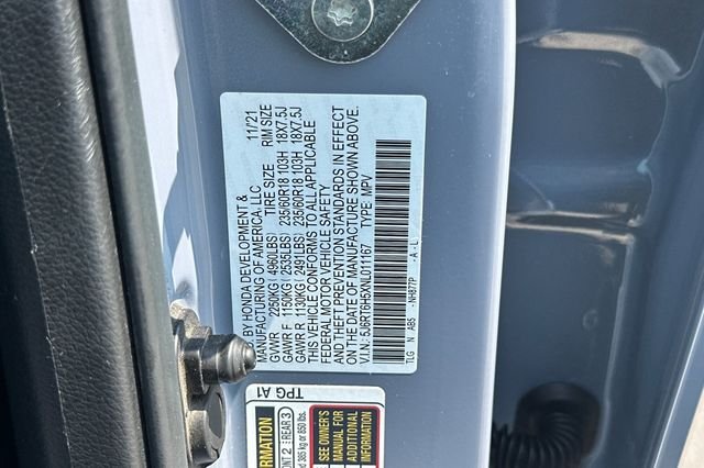 Used 2022 Blue Honda EX image 29