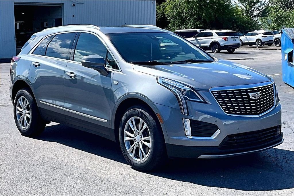 Used 2021 Satin Steel Metallic Cadillac Premium Luxury image 1
