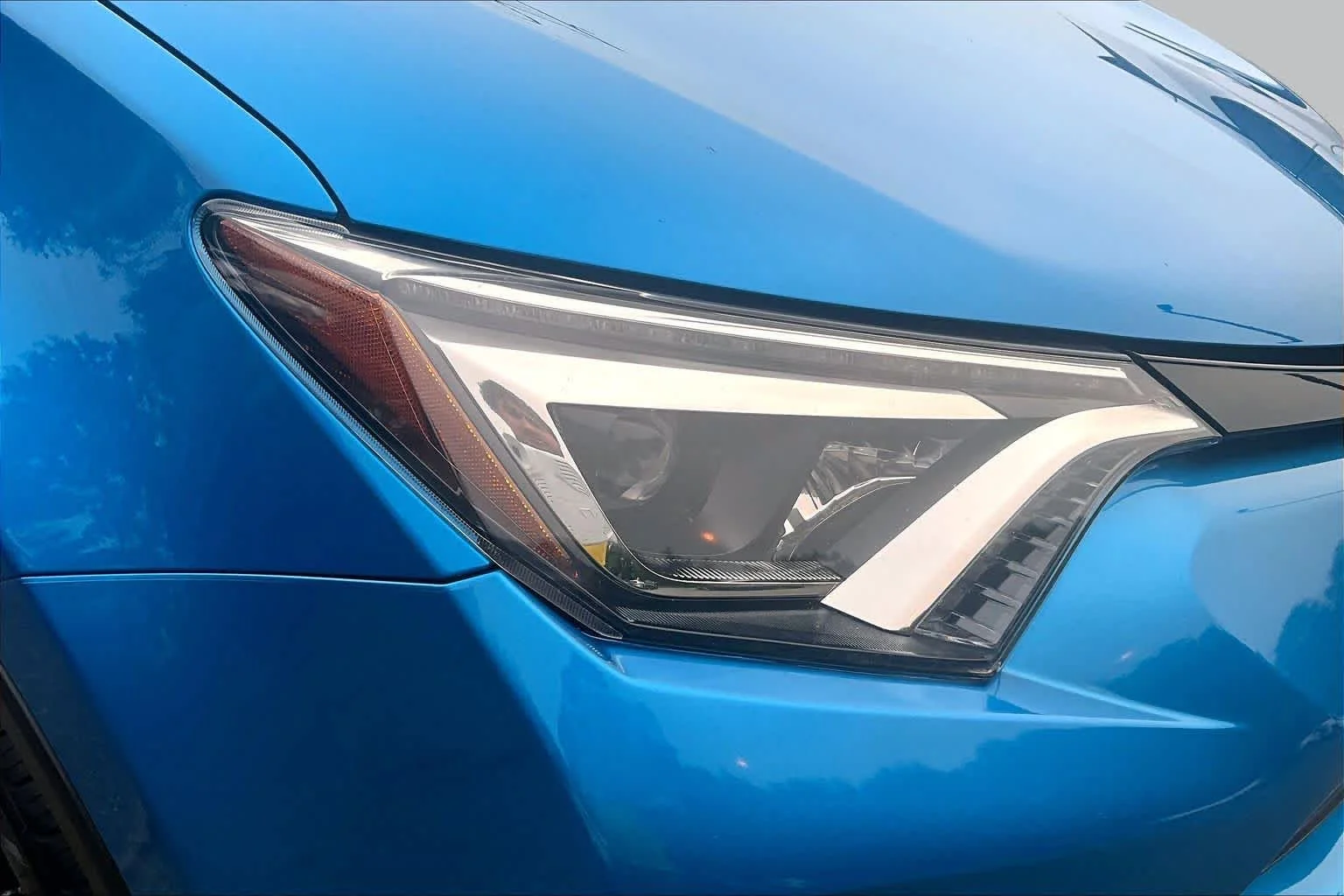 Certified Used 2018 Electric Storm Blue Toyota SE image 26