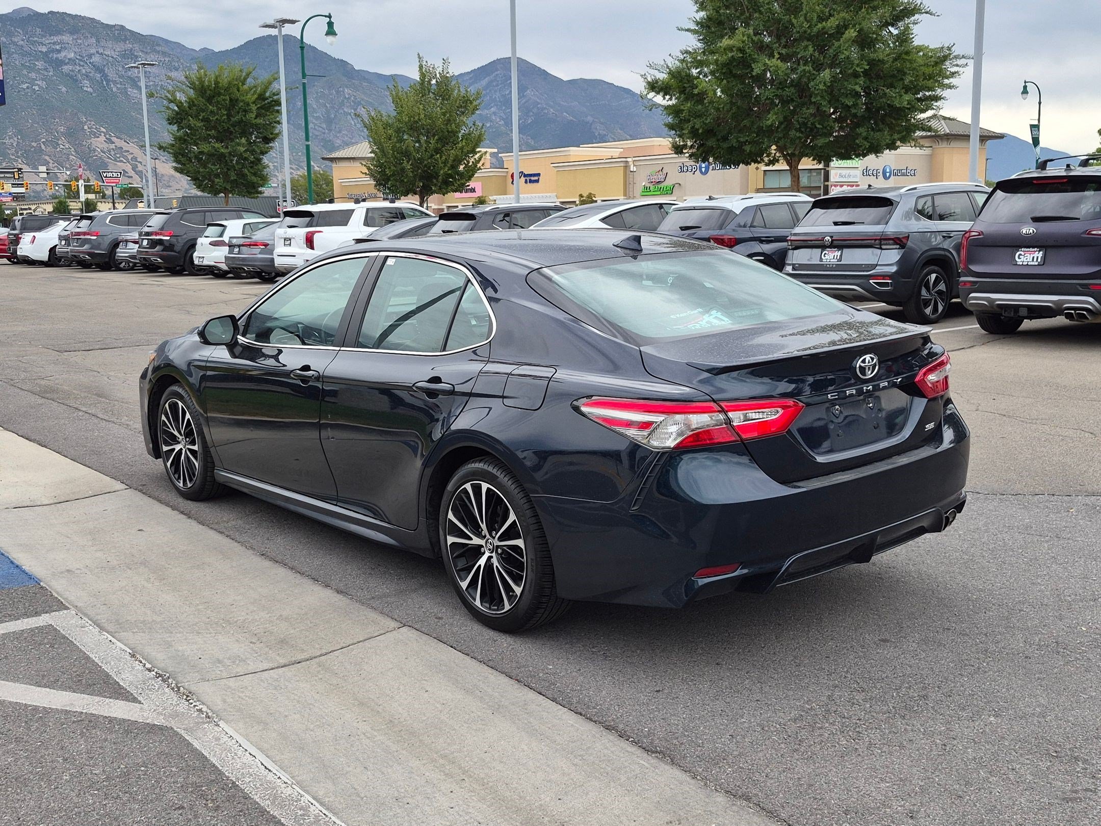 Used 2019 Galactic Aqua Mica Toyota SE image 5