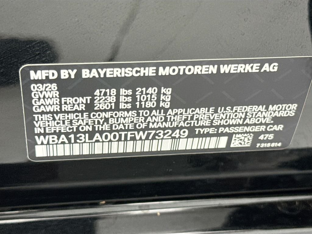 New 2026 Black Sapphire Metallic BMW 330i image 34