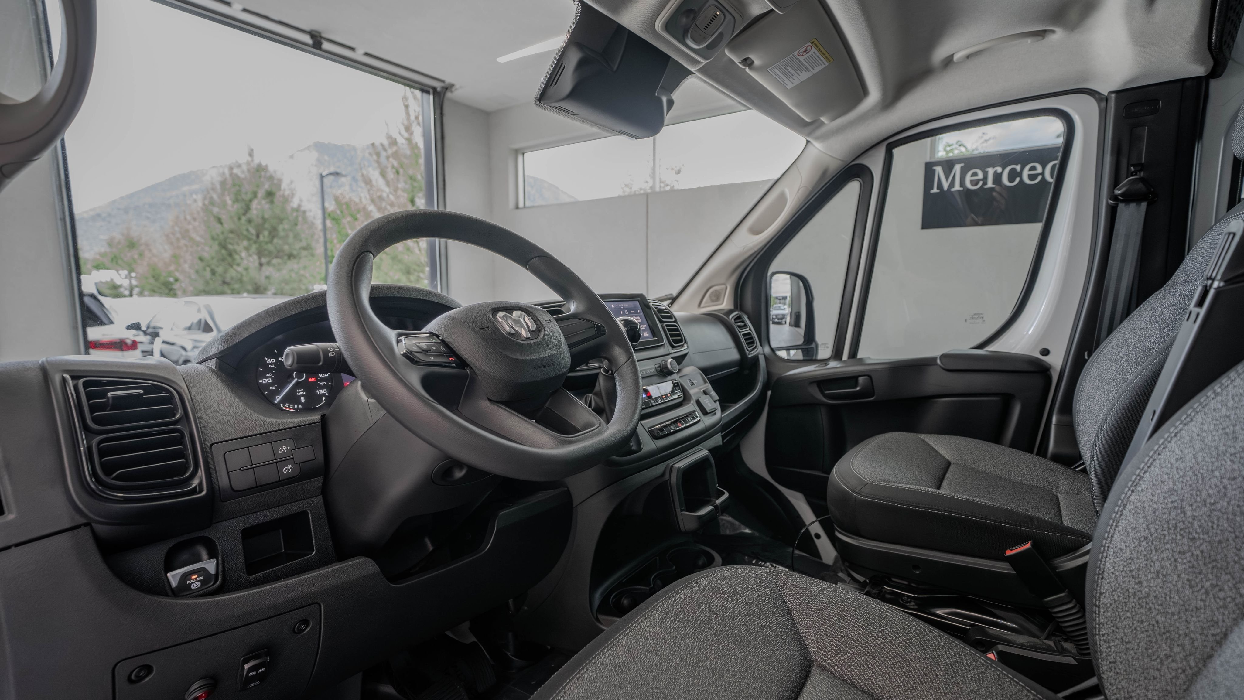 Used 2024 Bright White Clearcoat Ram High Roof image 6