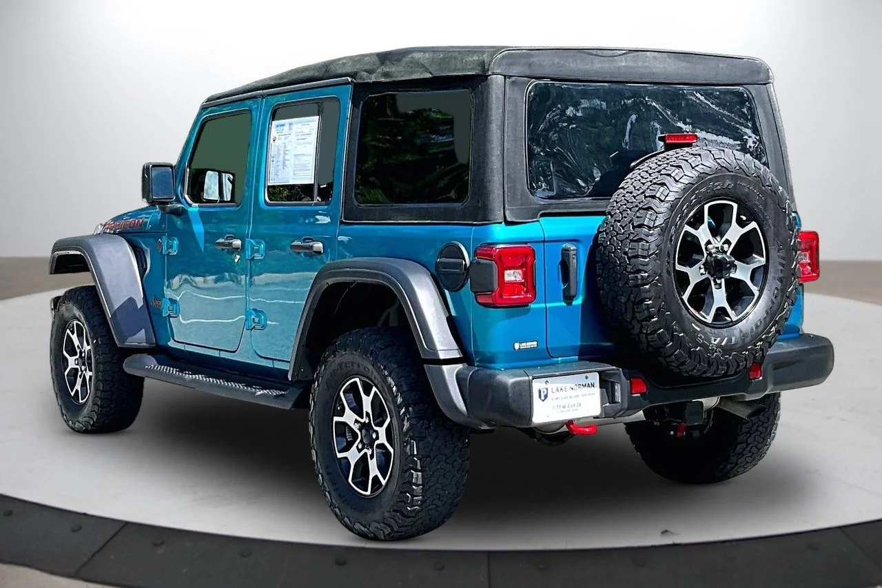 Certified Used 2020 Teal Jeep Rubicon image 7