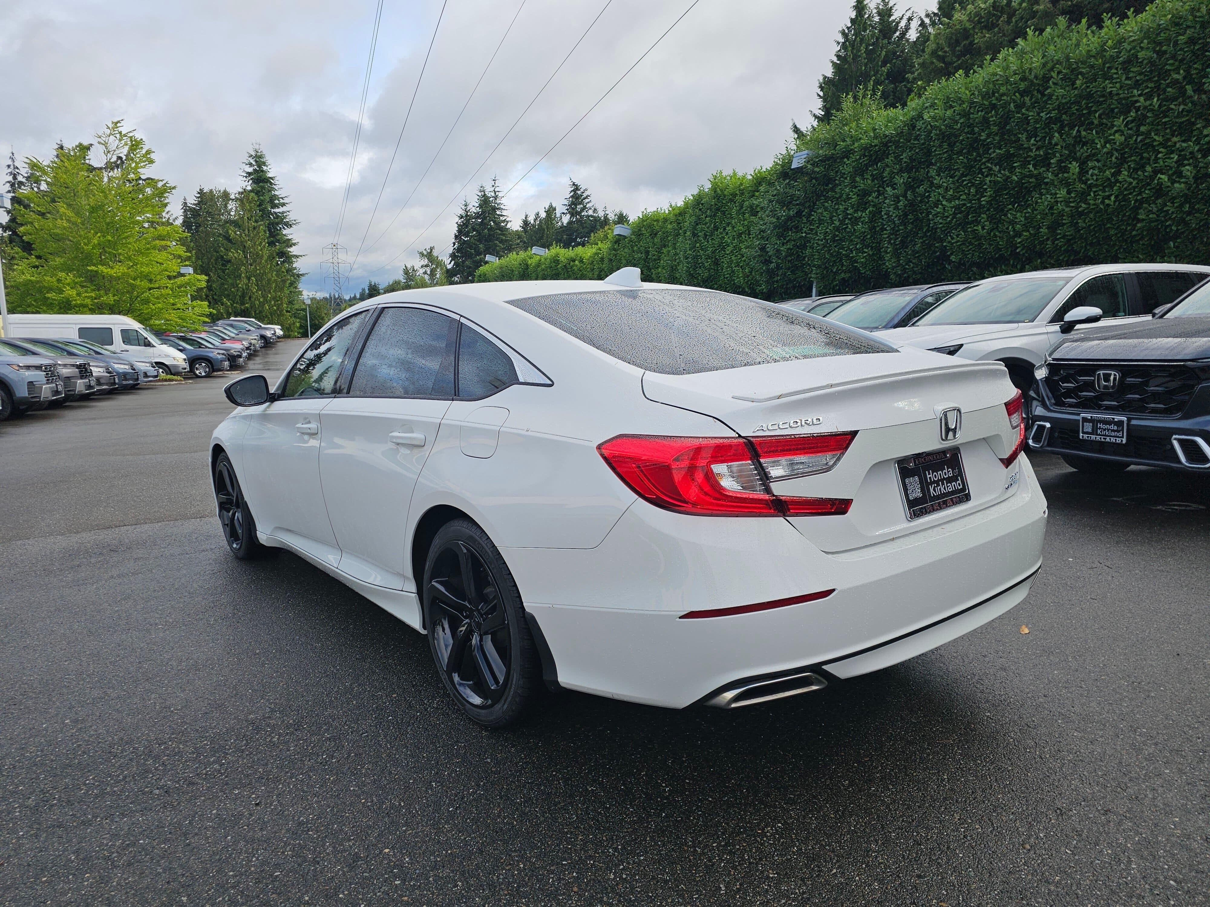 Used 2020 Platinum White Pearl Honda Sport 2.0T image 5