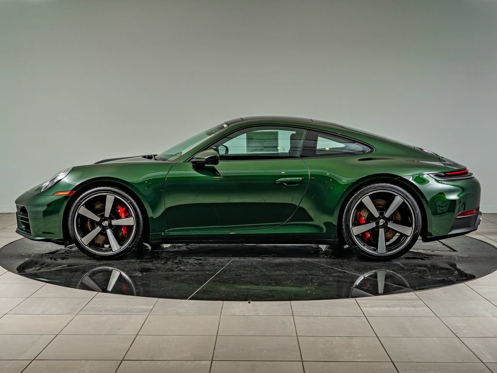New 2026 Oak Green Metallic Neo Porsche Carrera 4S image 2