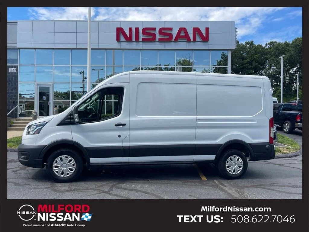 Used 2023 Ford E-Transit Cargo Van Base with VIN 1FTBW9CK8PKA50264 for sale in Milford, MA