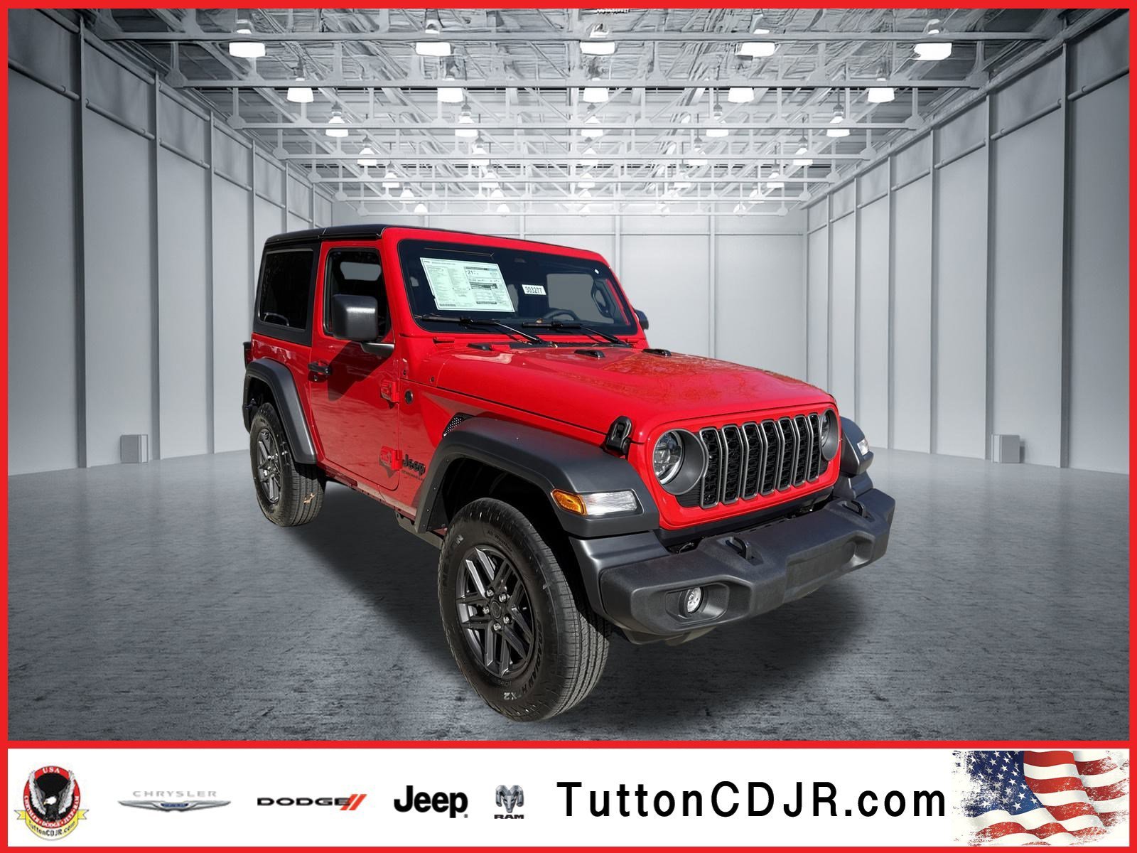 New 2026 Firecracker Red Clearcoat Jeep Sport S image 1