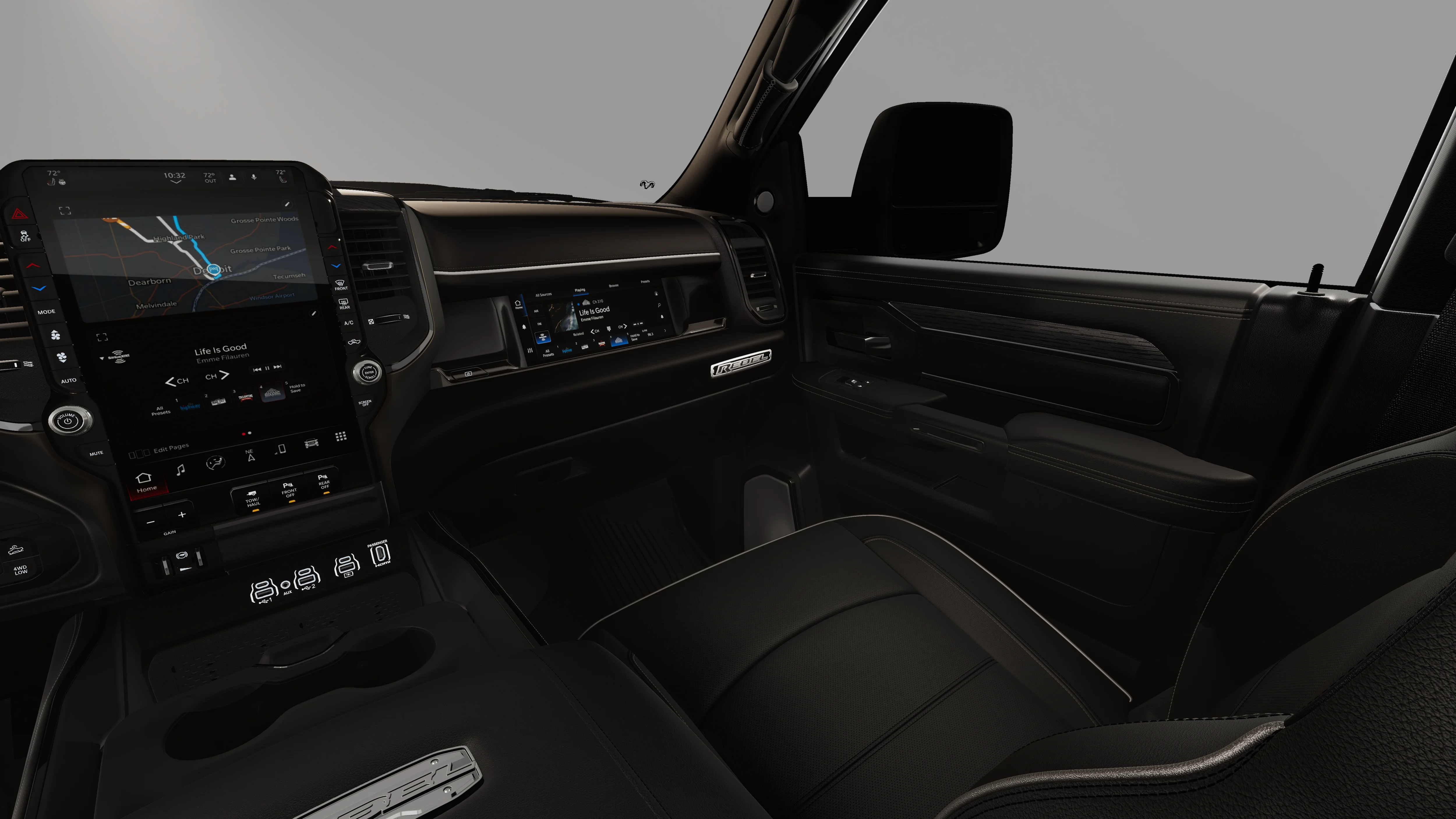 New 2026 Forged Blue Metallic Exterior Paint RAM REBEL image 19