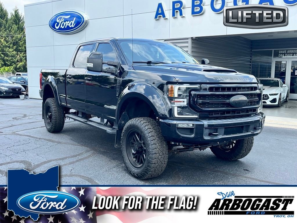 Used 2021 Black Ford Lariat image 1