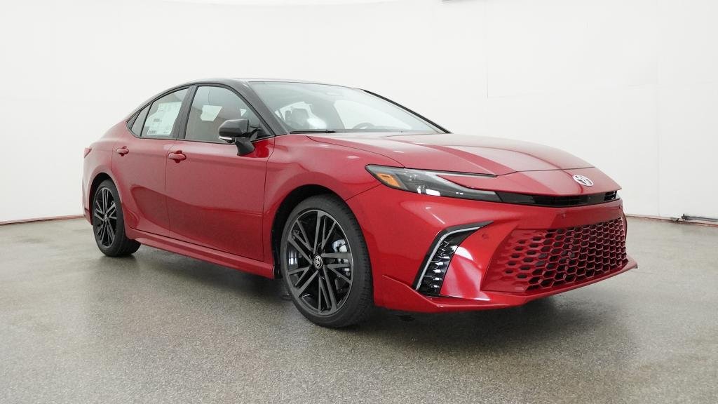 New 2026 Supersonic Red with Midnight Black Metallic roof Toyota XSE image 23