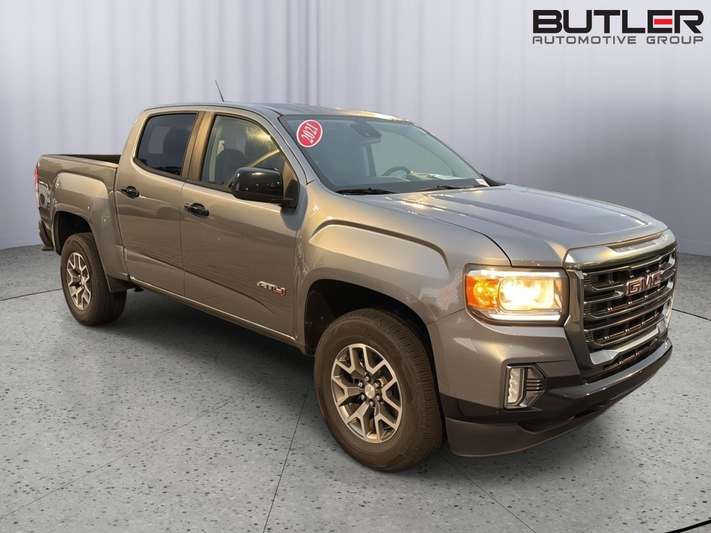 Used 2021 Satin Steel Metallic GMC 4WD AT4 w/Leather image 8