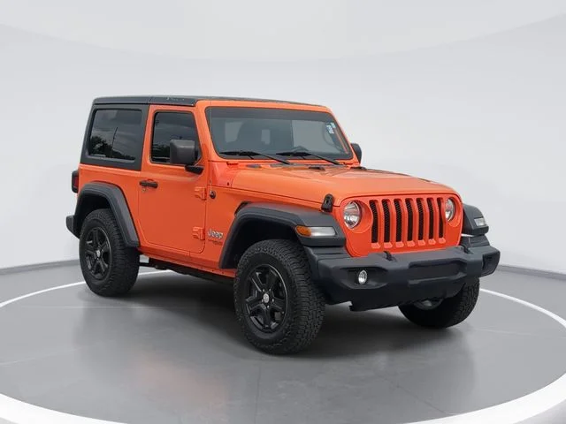 Used 2020 Orange Jeep Sport S image 1
