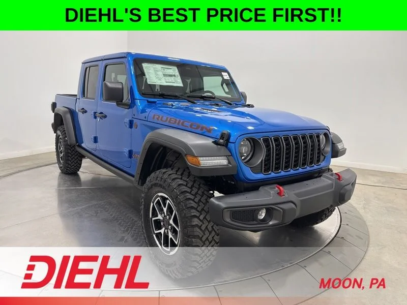 New 2026 Hydro Blue Pearlcoat Jeep Rubicon image 1