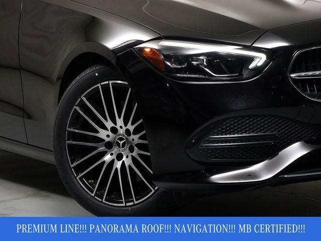 Certified Used 2023 Black Mercedes-Benz C 300 image 3